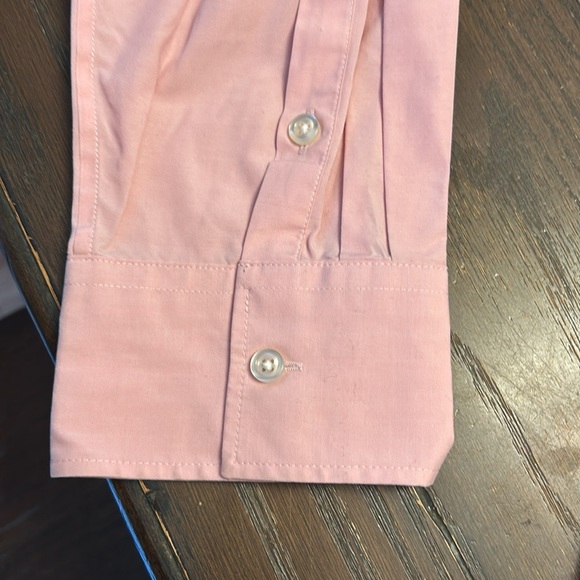 Lands End Button Up Shirt. 26W. Pink. - Picture 4 of 9